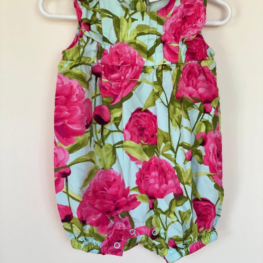 The Childrens Place Flower Romper
